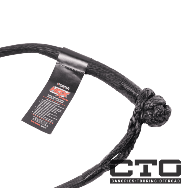 10,000KG HDX Technora SaberPro Bound Soft Shackle - Long