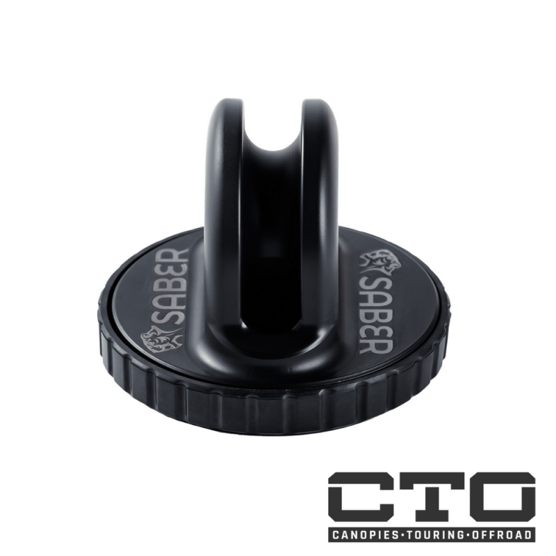 6061 Aluminium Spliced Winch Thimble PRO - Cerakote Black