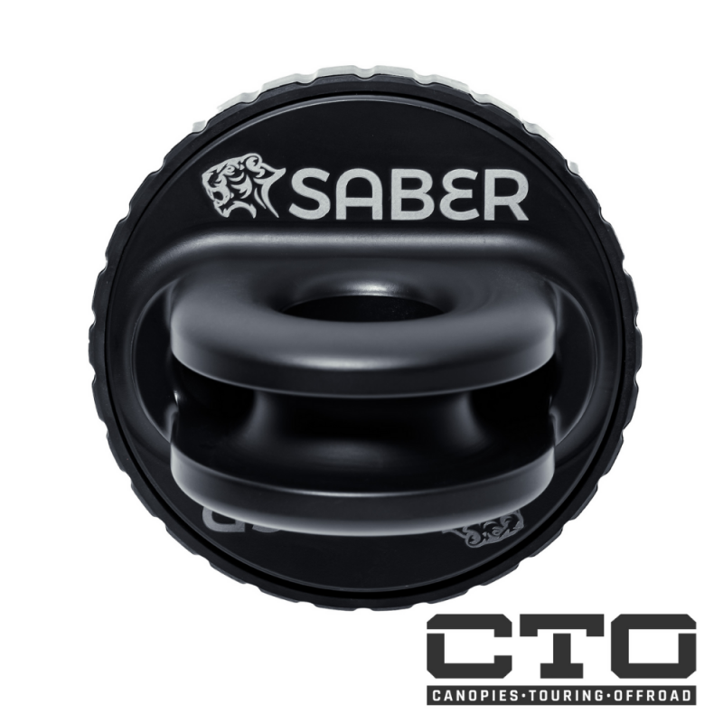 6061 Aluminium Spliced Winch Thimble PRO - Cerakote Black