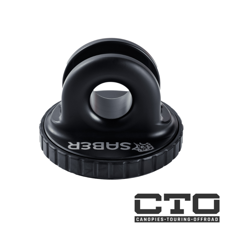 6061 Aluminium Spliced Winch Thimble PRO - Cerakote Black