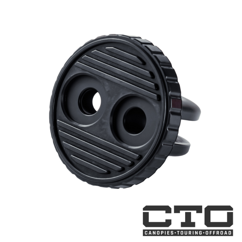 6061 Aluminium Spliced Winch Thimble PRO - Cerakote Black