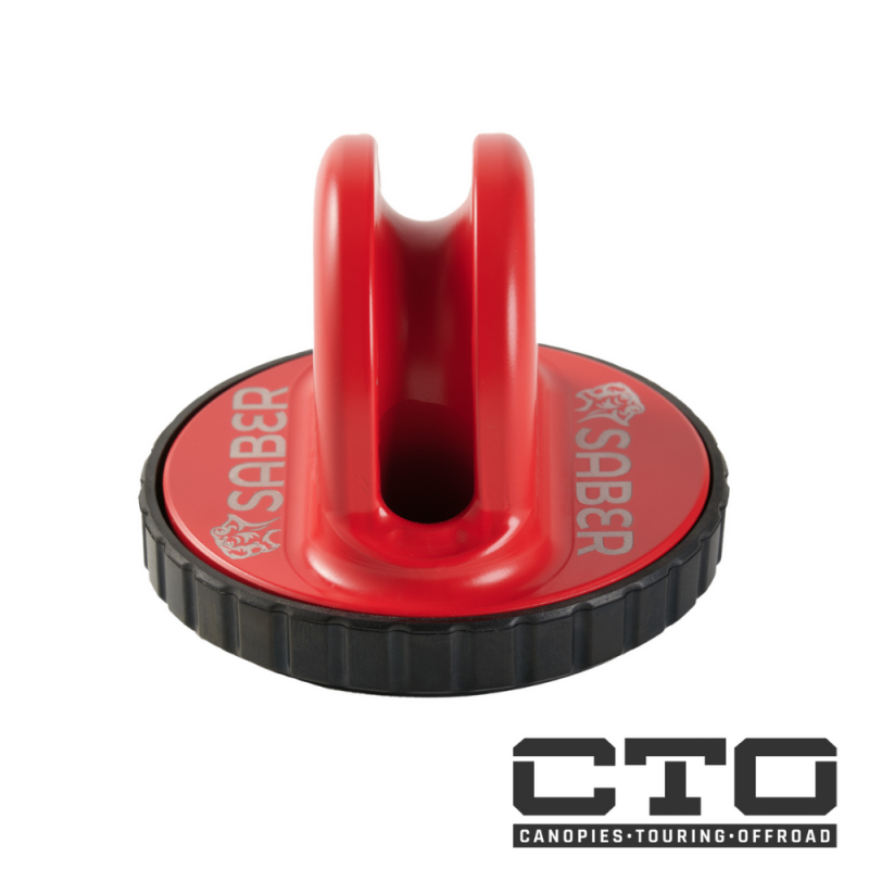 6061 Aluminium Spliced Winch Thimble PRO - Cerakote Black