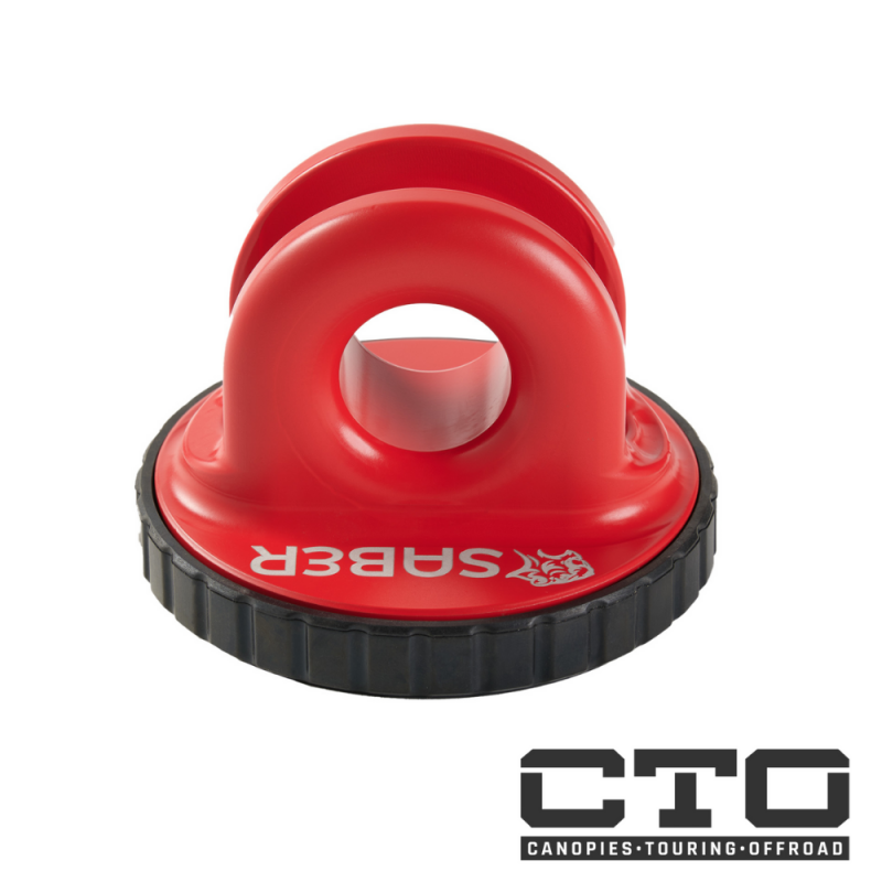 6061 Aluminium Spliced Winch Thimble PRO - Cerakote Black