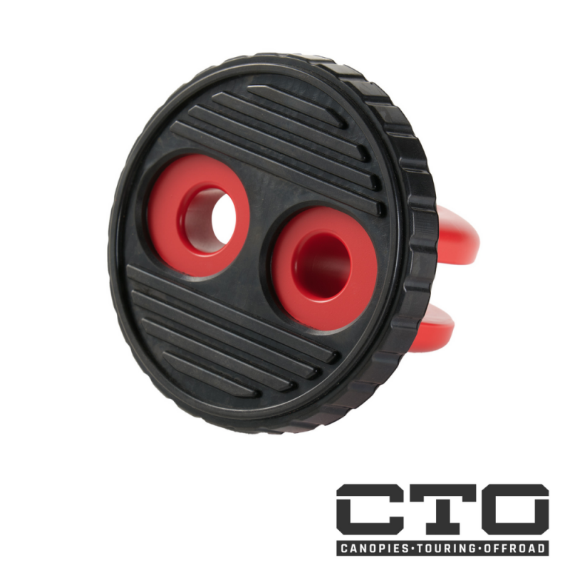 6061 Aluminium Spliced Winch Thimble PRO - Cerakote Black