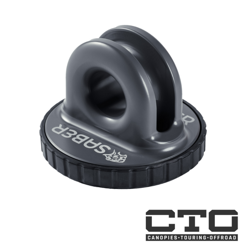6061 Aluminium Spliced Winch Thimble PRO - Cerakote Black
