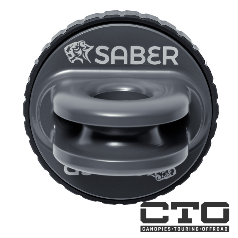 6061 Aluminium Spliced Winch Thimble PRO - Cerakote Black