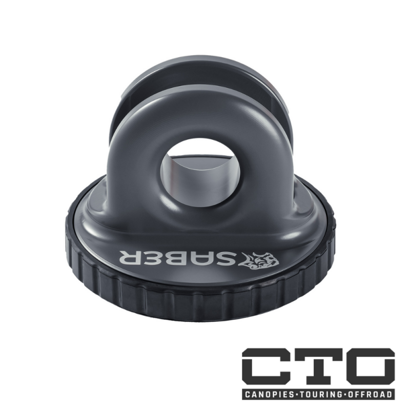 6061 Aluminium Spliced Winch Thimble PRO - Cerakote Black
