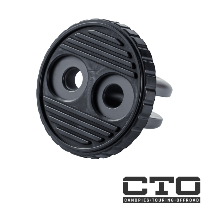 6061 Aluminium Spliced Winch Thimble PRO - Cerakote Black