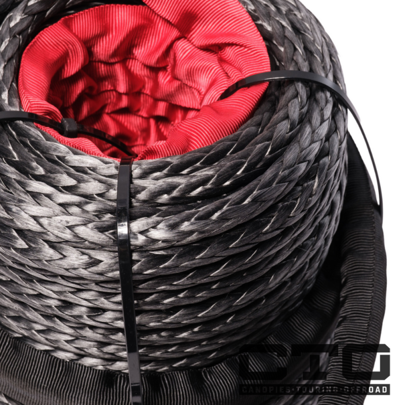 10,000KG - 10mm SaberPro® Green Single Braided Winch Rope - 30M