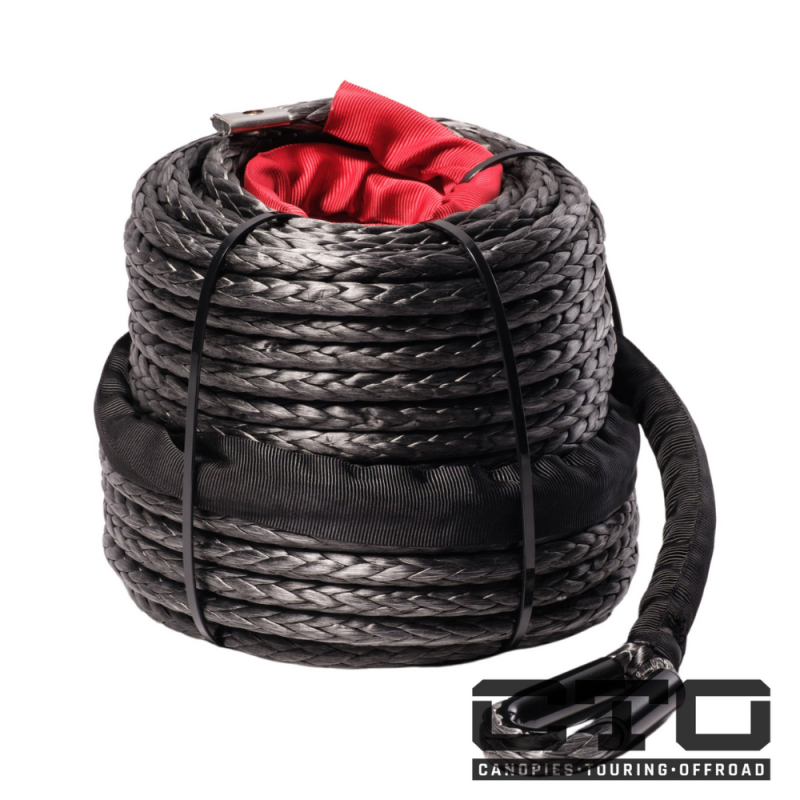 10,000KG - 10mm SaberPro® Green Single Braided Winch Rope - 30M