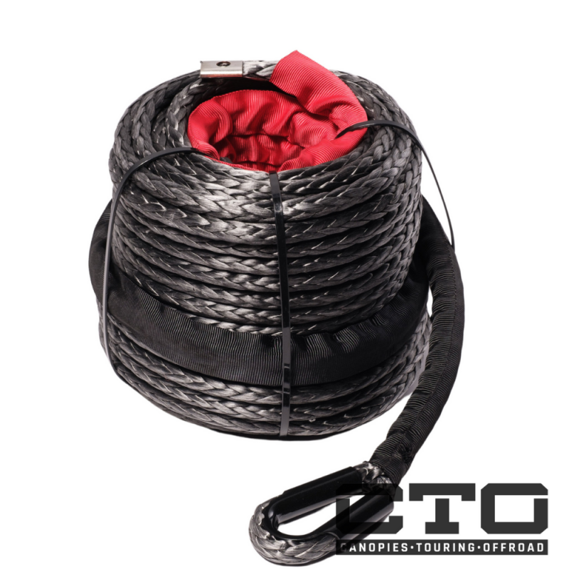 10,000KG - 10mm SaberPro® Green Single Braided Winch Rope - 30M