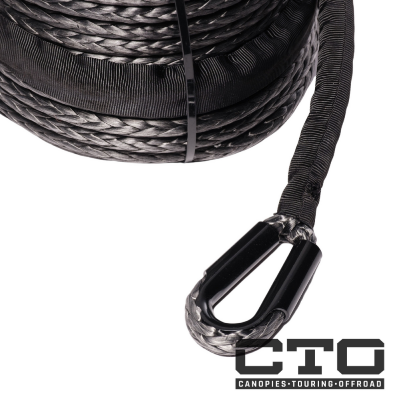 10,000KG - 10mm SaberPro® Green Single Braided Winch Rope - 30M