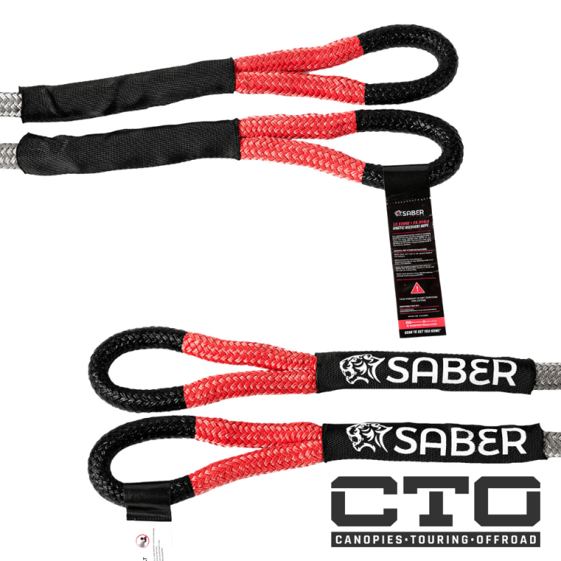 2,800KG 9M Kinetic Recovery Rope & Bag