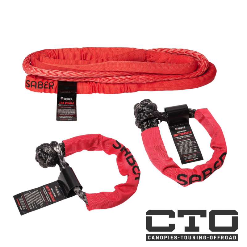 10mm SaberPro Bridle & Twin 15K Soft Shackle Kit