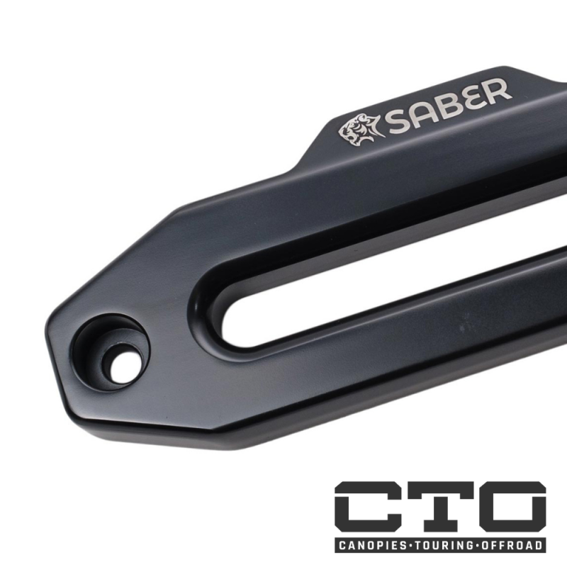 Saber Offroad Aluminium Standard Hawse Fairlead - Polished Alloy