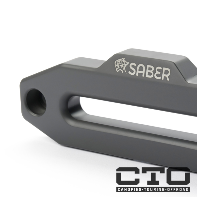 Saber Offroad Aluminium Standard Hawse Fairlead - Polished Alloy