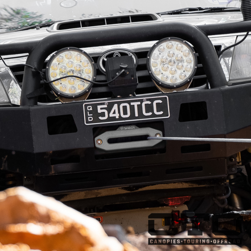 Saber Offroad Aluminium Standard Hawse Fairlead - Polished Alloy