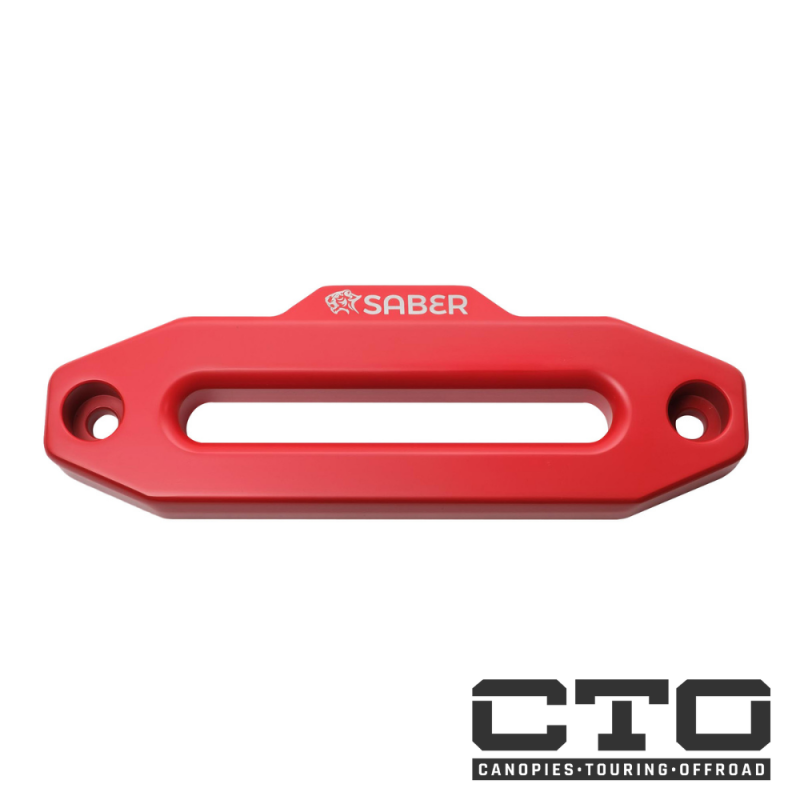 Saber Offroad Aluminium Standard Hawse Fairlead - Polished Alloy