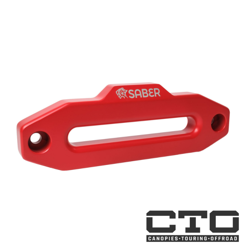 Saber Offroad Aluminium Standard Hawse Fairlead - Polished Alloy
