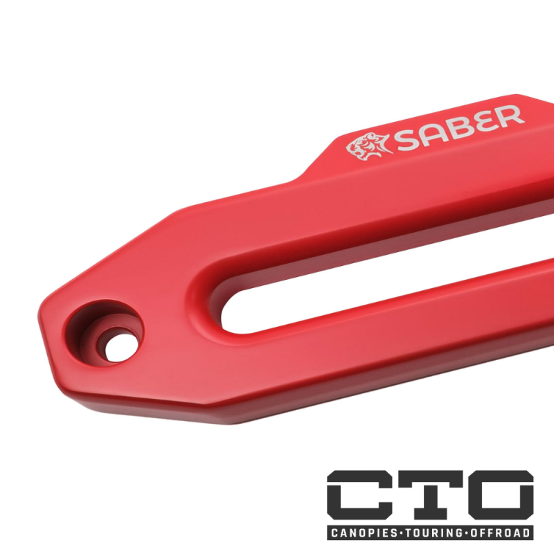Saber Offroad Aluminium Standard Hawse Fairlead - Polished Alloy
