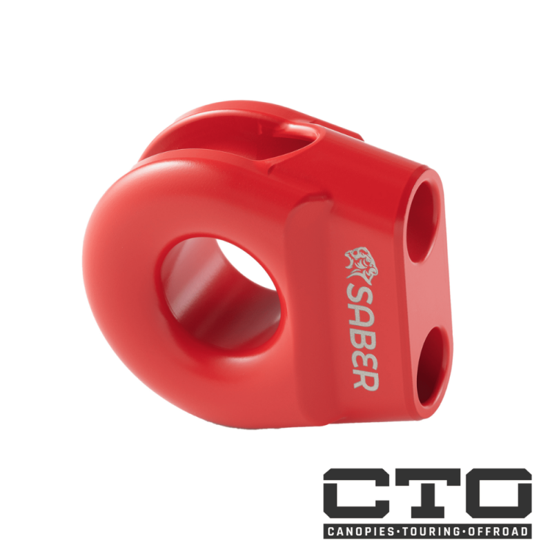 6061 Aluminium Spliced Winch Thimble  UPDATED DESIGN- Cerakote Black