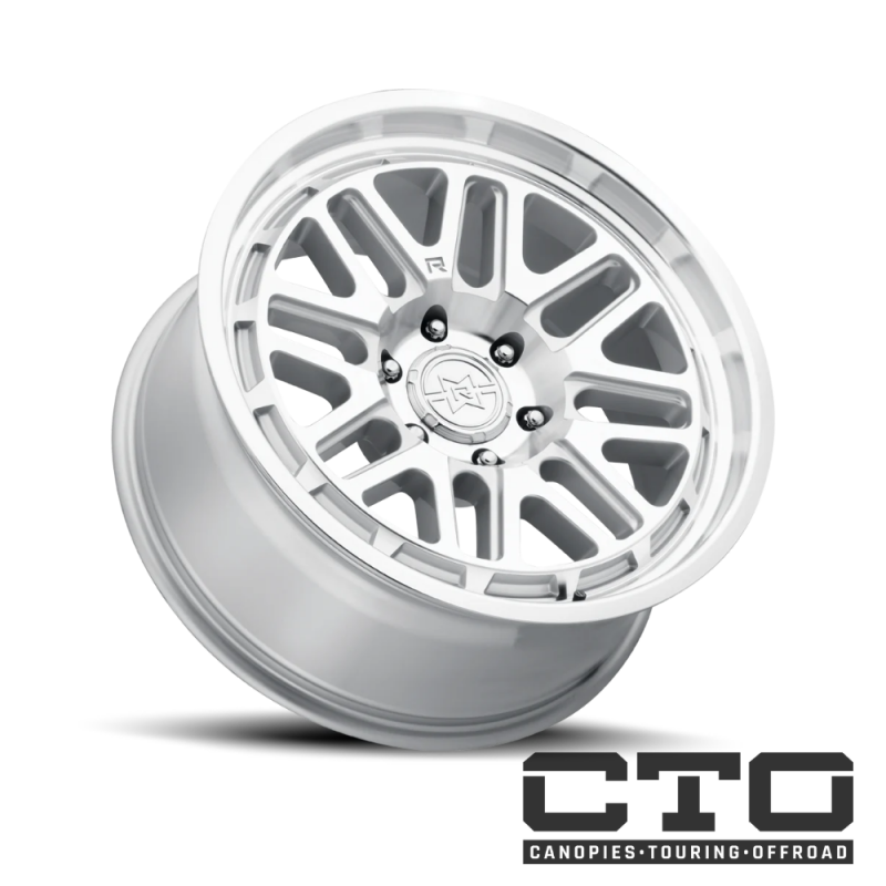 MR804 Raised 20x9 | 6x135 | -12 Machined - Clear Coat