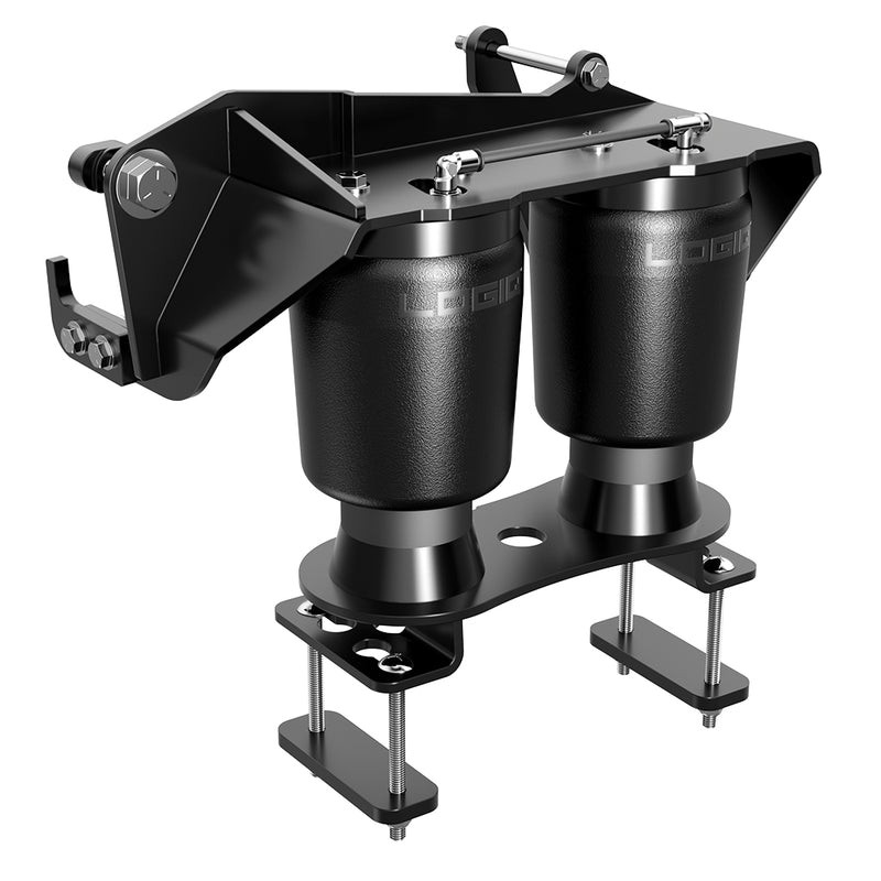 0'-3' inch LogIQ AirIQ Heavy Duty Dual Complete On Board Management Kit - 2020+ Chevy 2500/3500