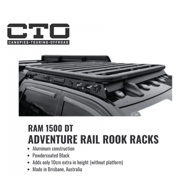 Ram 1500 DT Adventure Rails Roof Racks / With Side Lights