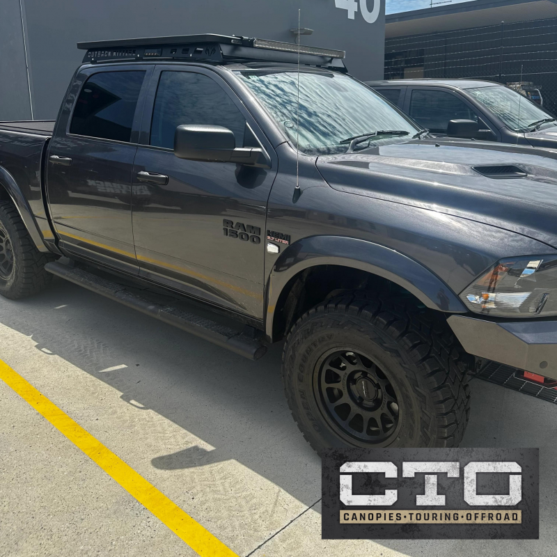 Ram 1500 DS Adventure Rails Roof Racks / With Side Lights