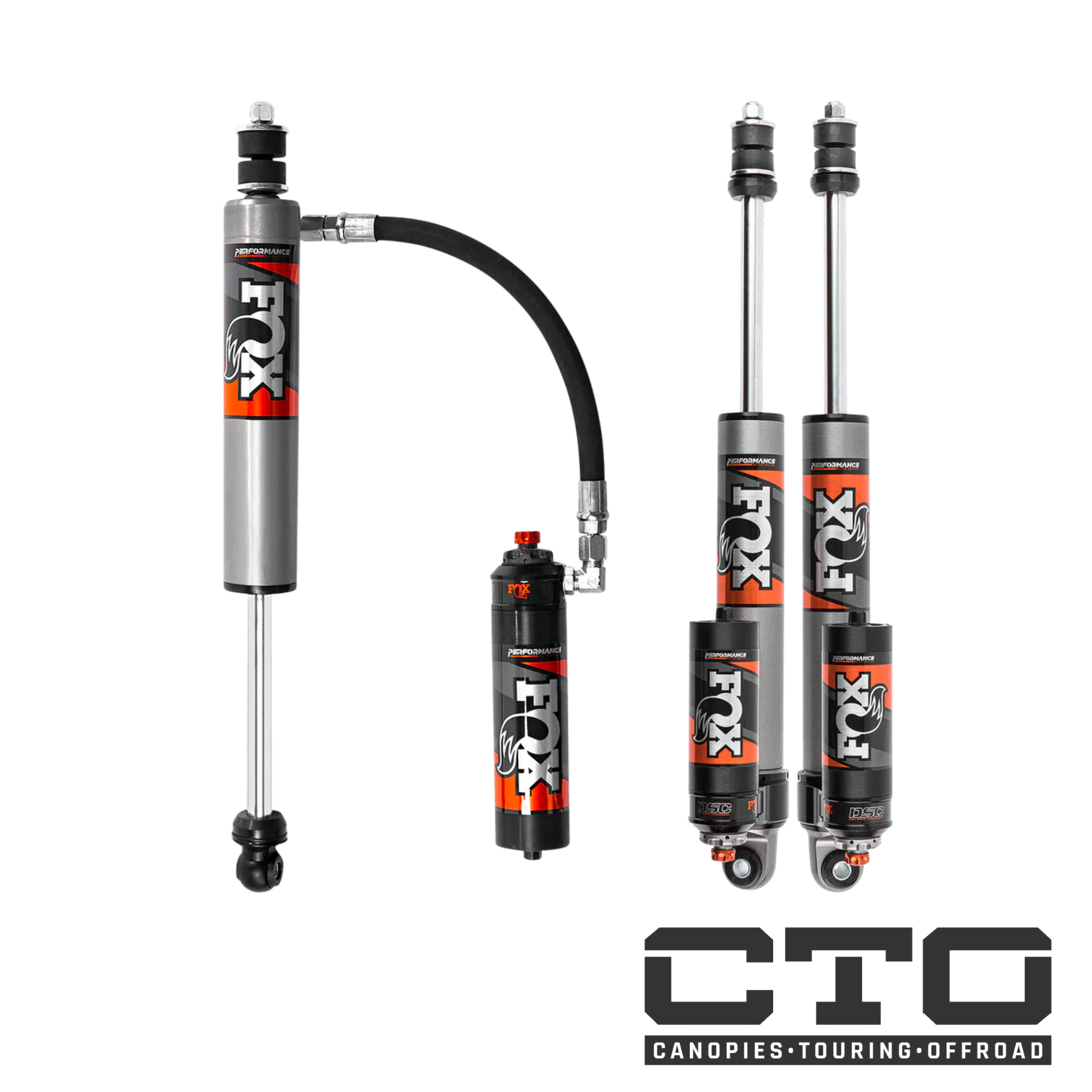 Fox 2014+ Ram 2500 2.0 Perf Series Smooth Body Reservoir Shock R/R 4-6in Lift (Pair)