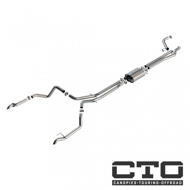BORLA® Silverado 1500 ZR2 2022-2023 Cat-Back Exhaust System Touring	