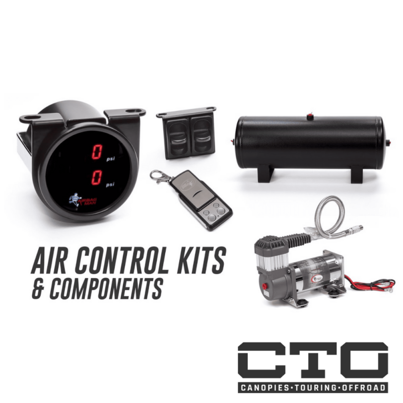 On-Board Air - Compressor - Wireless Remote - Air Tank - Digital Gauge - Installed