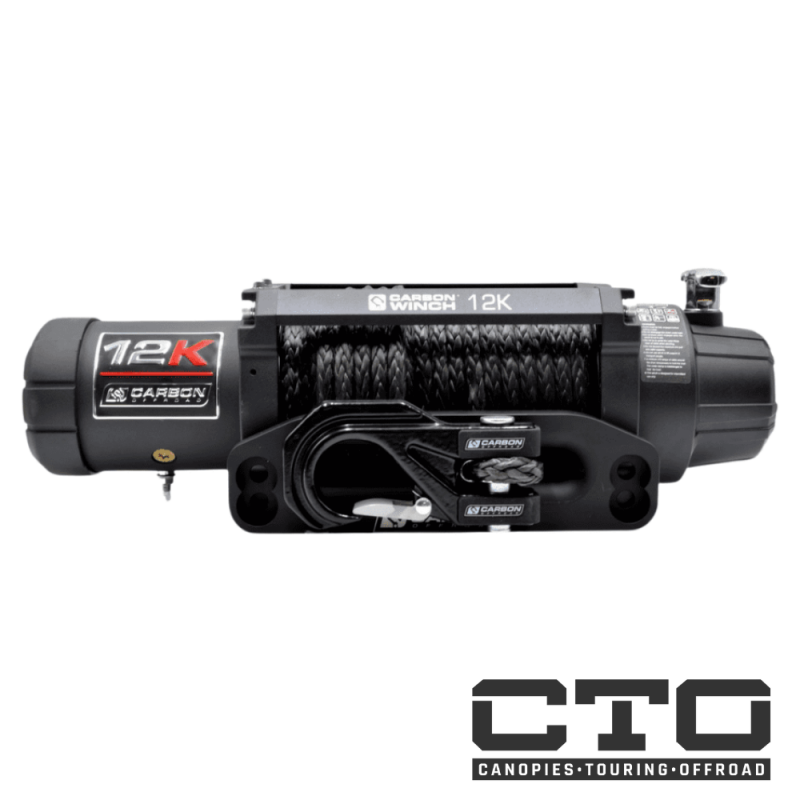Carbon 12K Ver.3 12000LB Electric Winch with Synthetic Rope