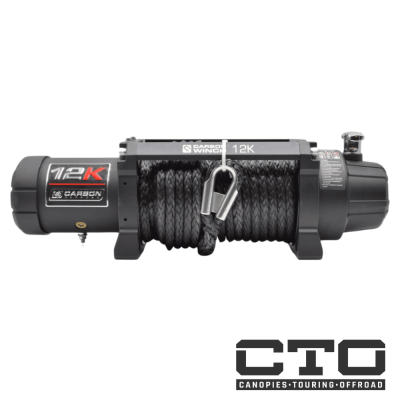 Carbon 12K Ver.3 12000LB Electric Winch with Synthetic Rope