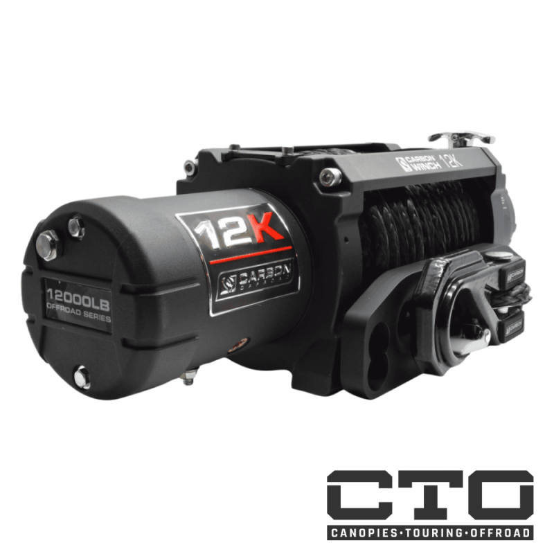 Carbon 12K Ver.3 12000LB Electric Winch with Synthetic Rope